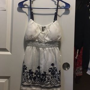 White summer top
